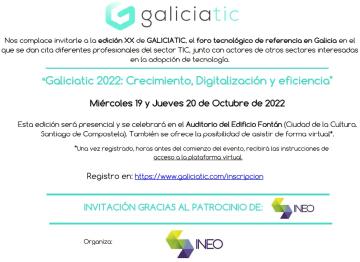 Asiste a GaliciaTIC 