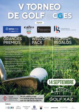 Cartel V Torneo Golf CGES 24